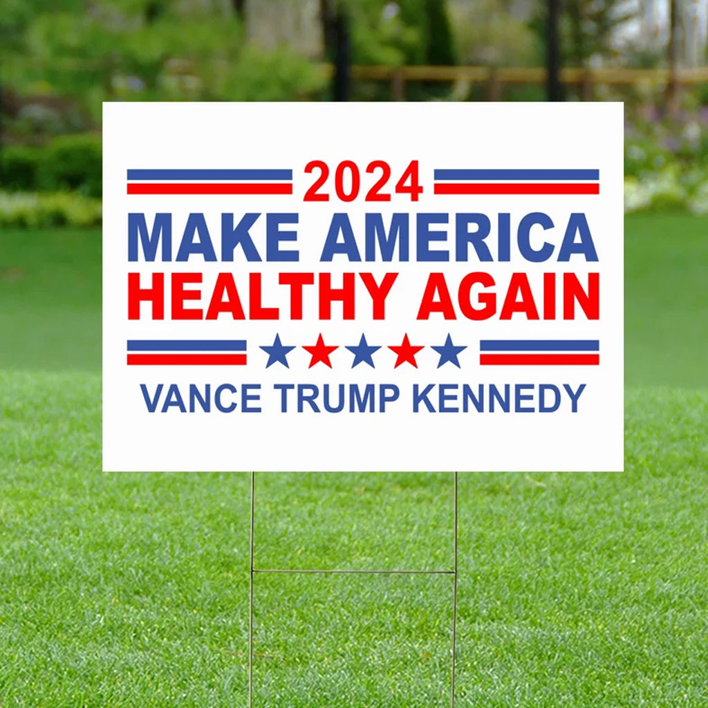 Trumpkin Fright Fright Fright - Trump Vance 2024 Yard Signs