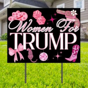 Women For Trump 24"x18" Yard Sign