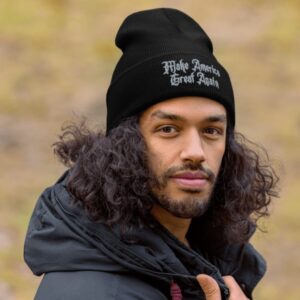 Dark Gothic Maga Cuffed Beanie