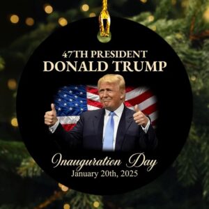 47th President Donald Trump Inauguration Day Ornament