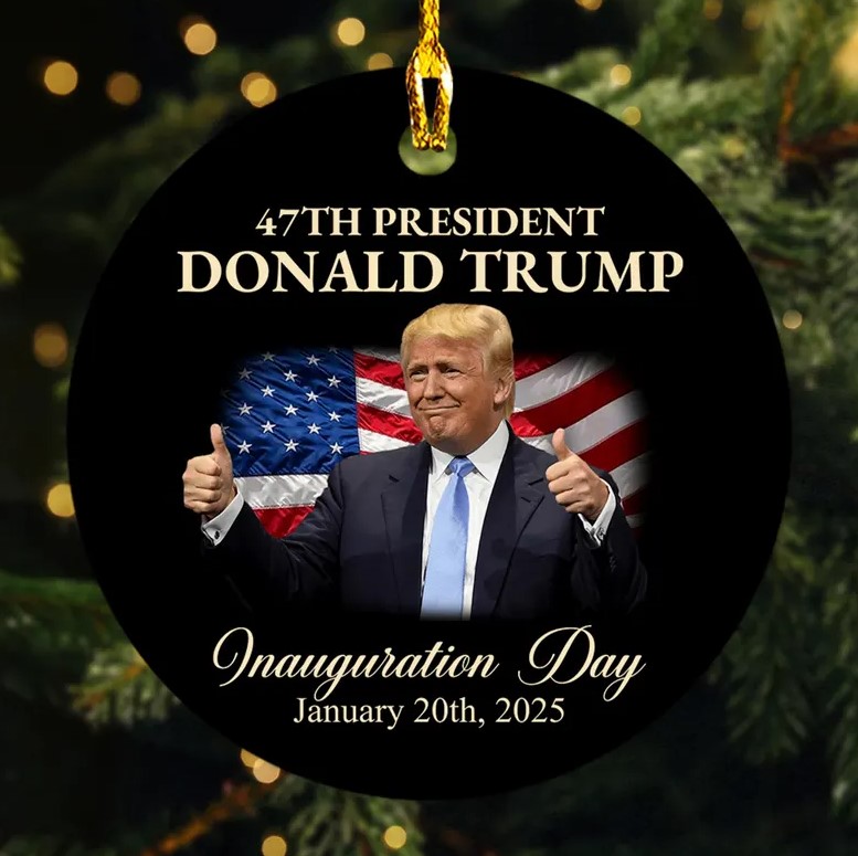 47th President Donald Trump Inauguration Day Ornament