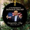 47th President Donald Trump Inauguration Day Ornament
