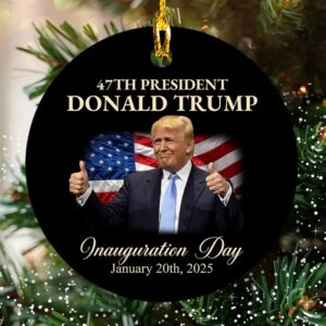 47th President Donald Trump Inauguration Day Ornament