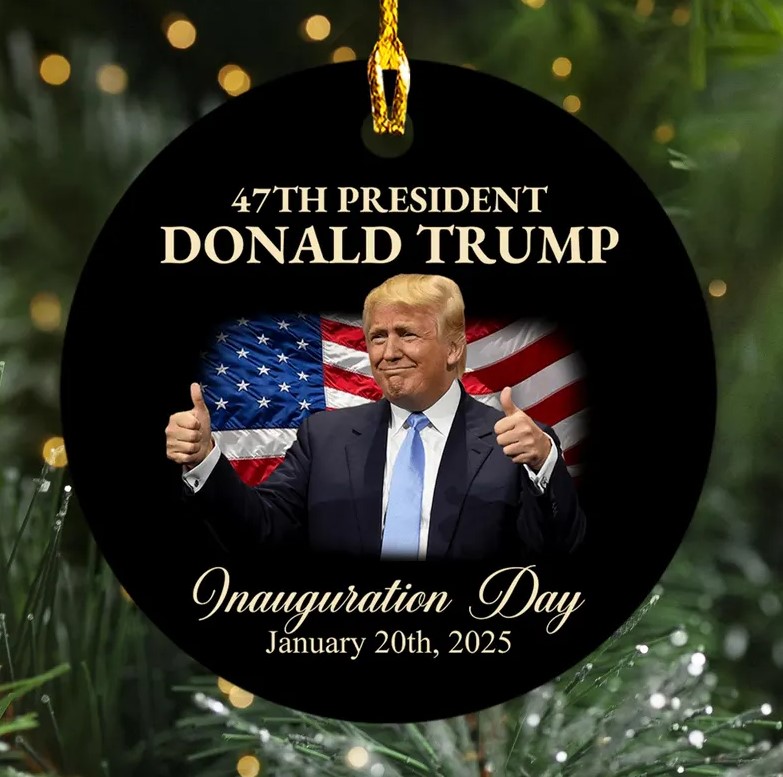 47th President Donald Trump Inauguration Day Ornament