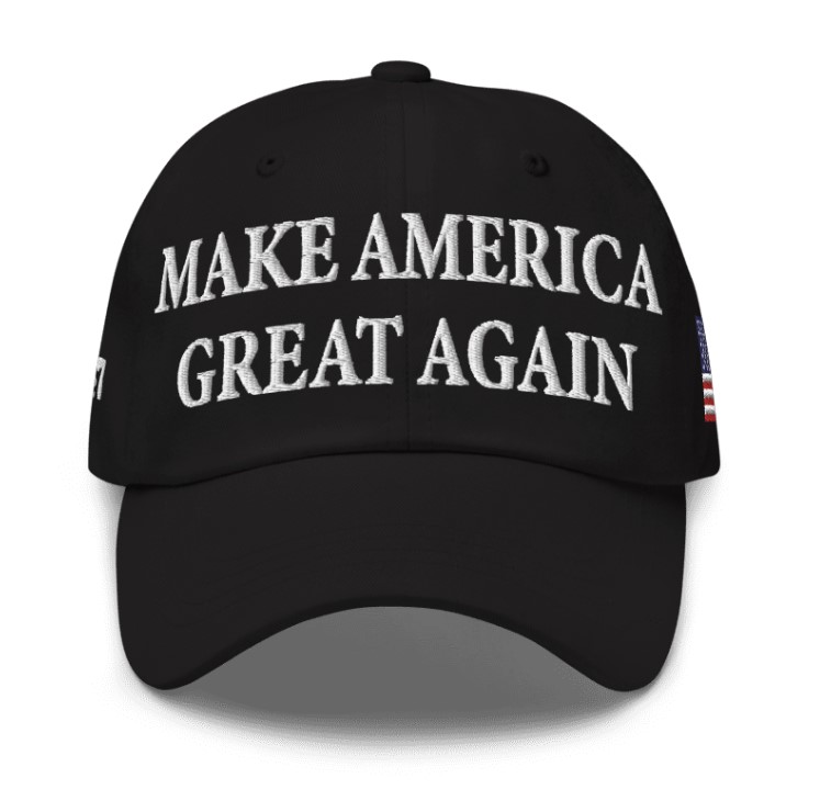 Black Trump Dark MAGA Hat