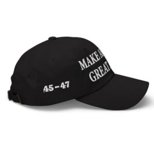 Black Trump Dark MAGA Hat