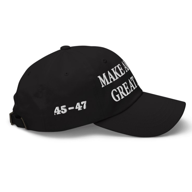 Black Trump Dark MAGA Hat