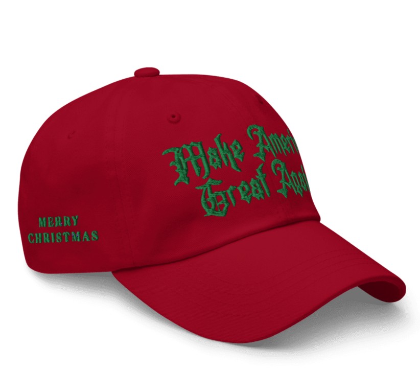 Christmas Gothic Maga Hat