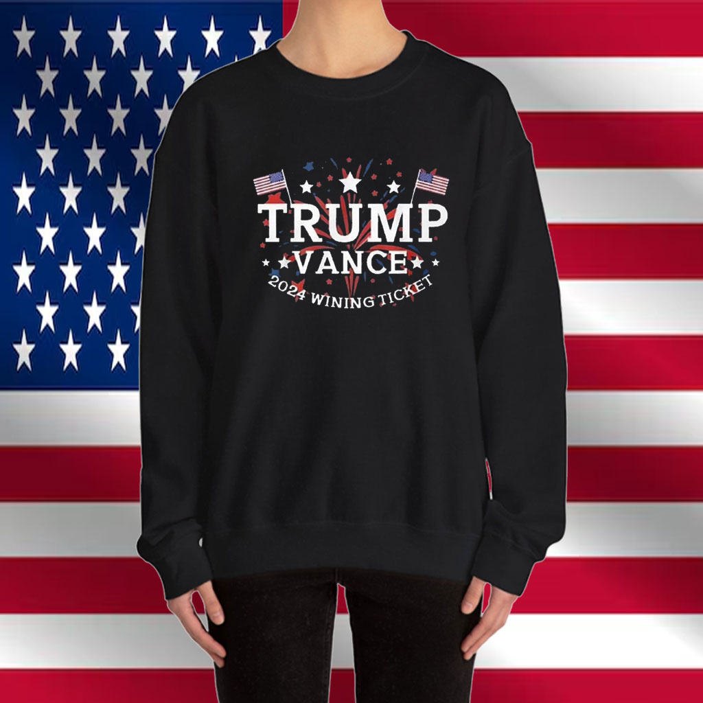 Congratulation Trump Vance 2024 Wining Ticket Shirt