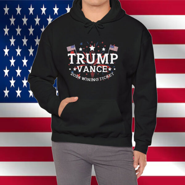 Congratulation Trump Vance 2024 Wining Ticket Shirt