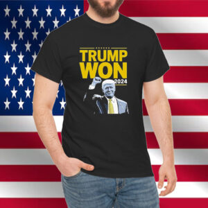 Congratulations Trump President Trump Won 2024 Shirt