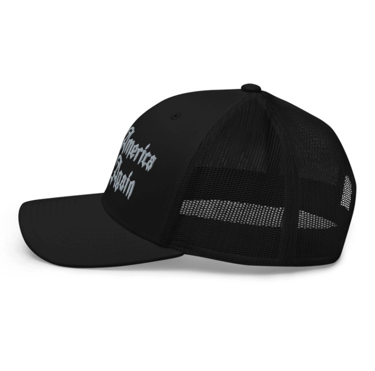 Dark Gothic MAGA Trucker Hat