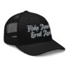 Dark Gothic MAGA Trucker Hat