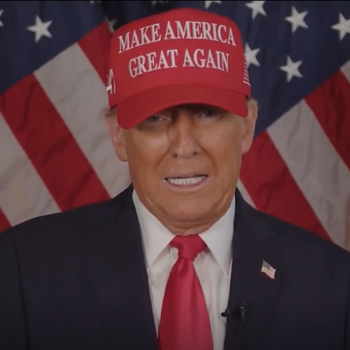 Dark MAGA 45-47 Hat