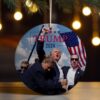 Donald Trump 2024, Christmas Tree Ceramic Ornament