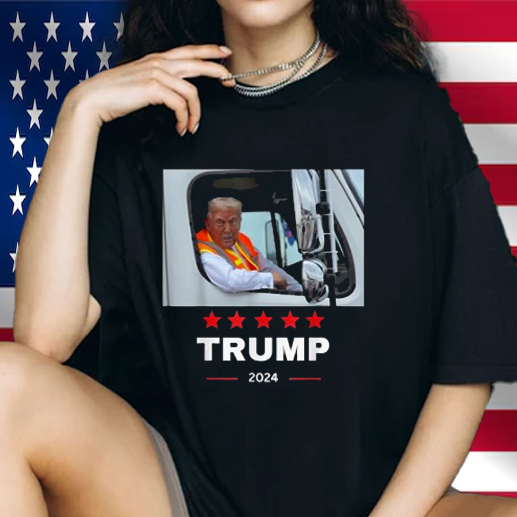 Donald Trump rides in garbage truck Shirt