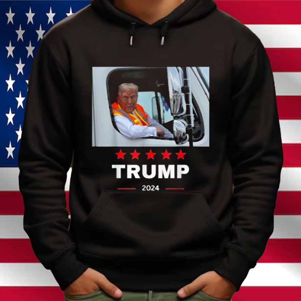 Donald Trump rides in garbage truck Shirt