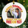 Funny Trump Ornament, Maga Donald Ornament