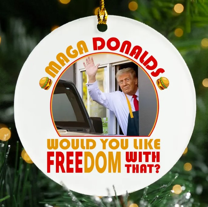 Funny Trump Ornament, Maga Donald Ornament