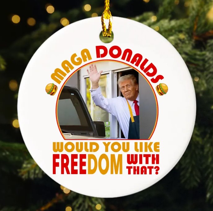 Funny Trump Ornament, Maga Donald Ornament