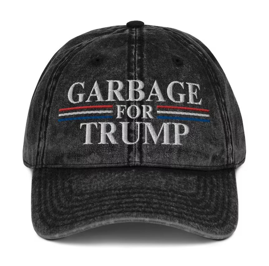 Garbage For Trump 2024 Hat