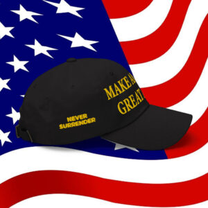 HOT! Gold Dark Maga Hat
