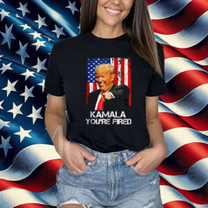 Kamala You're Fired Funny President Trump Laughing At Kamala Shirt