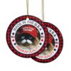 MAGA Cats for Trump Ceramic Christmas Ornament