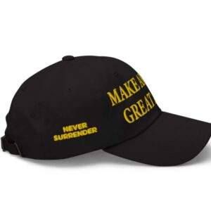 NEW! Gold Dark Maga Hat