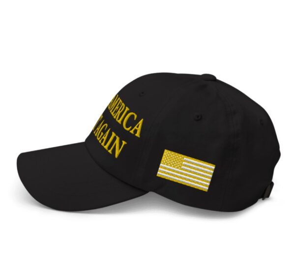 NEW! Gold Dark Maga Hat