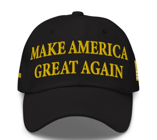 NEW! Gold Dark Maga Hat