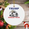 Official Donald trump garbage truck Ornament