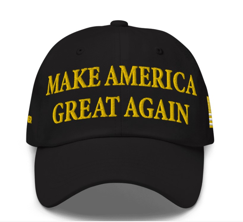 Official Gold Dark Maga Hat