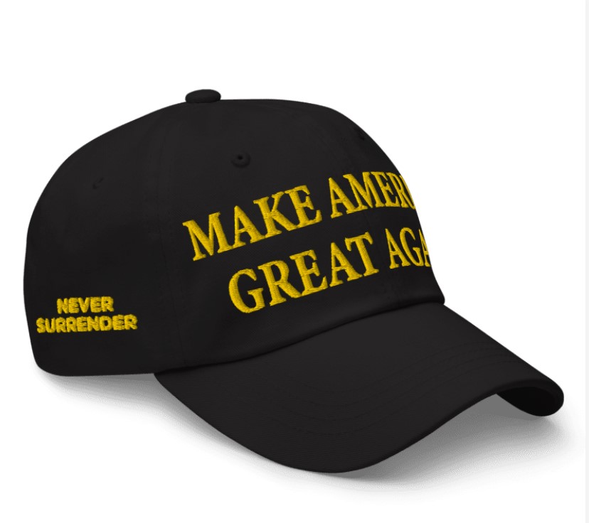 Official Gold Dark Maga Hat