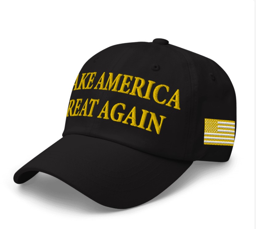 Official Gold Dark Maga Hat