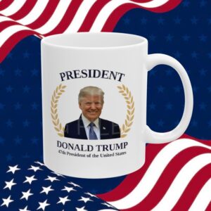 President Donald Trump Mug, 47th President of the United States