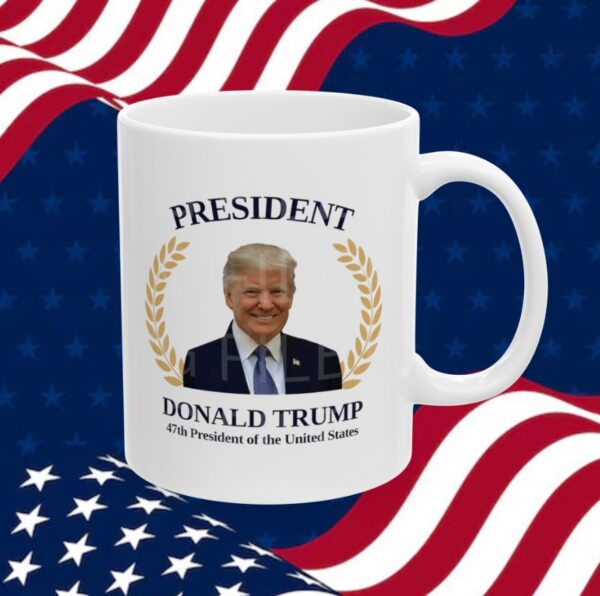 President Donald Trump Mug, 47th President of the United States