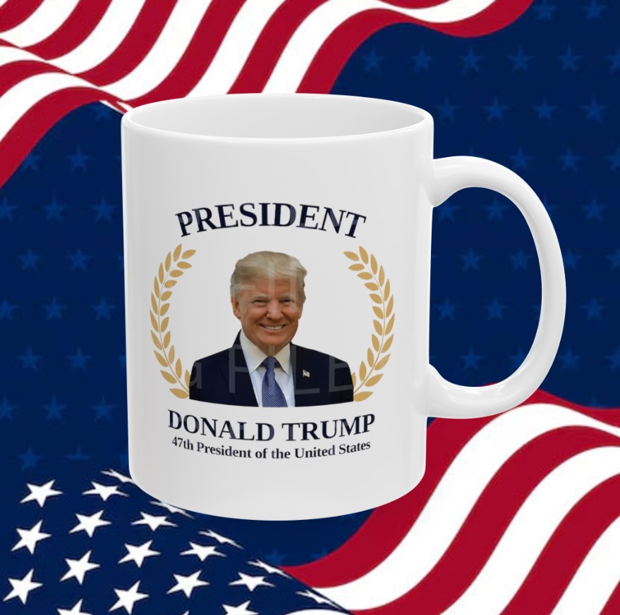 President Donald Trump Mug, 47th President of the United States