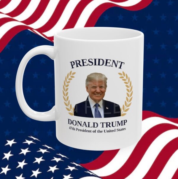 President Donald Trump Mug, 47th President of the United States