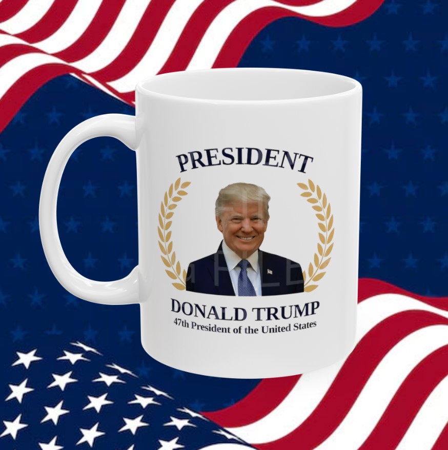 President Donald Trump Mug, 47th President of the United States