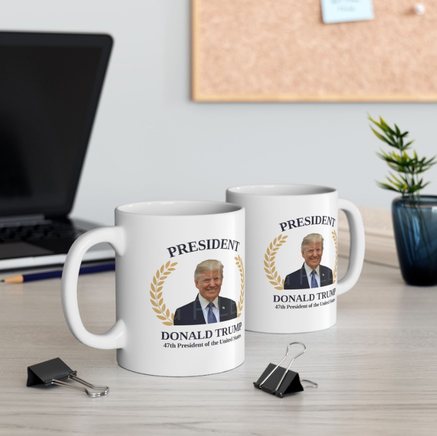 President Donald Trump Mug, 47th President of the United States