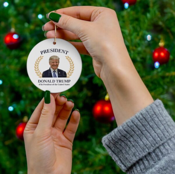 President Donald Trump Ornament, 47th President of the United States