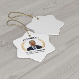 President Donald Trump Ornament, 47th President of the United States