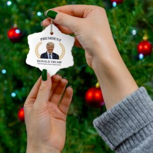 President Donald Trump Ornament, 47th President of the United States