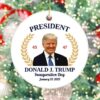 President of The United States Inauguration Day 2025 Republican Christmas Tree Ornament