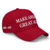 Red Dark MAGA 45-47 Hat