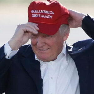 Red Trump Dark MAGA 45-47 Hat