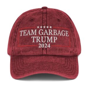 Team Garbage Trump 2024 Hat