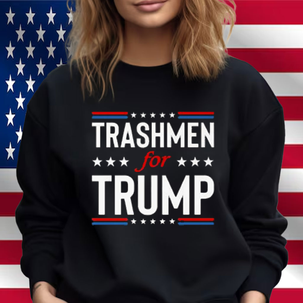 Trashmen For Trump 2024 Funny Election Garbageman Garbage Shirt
