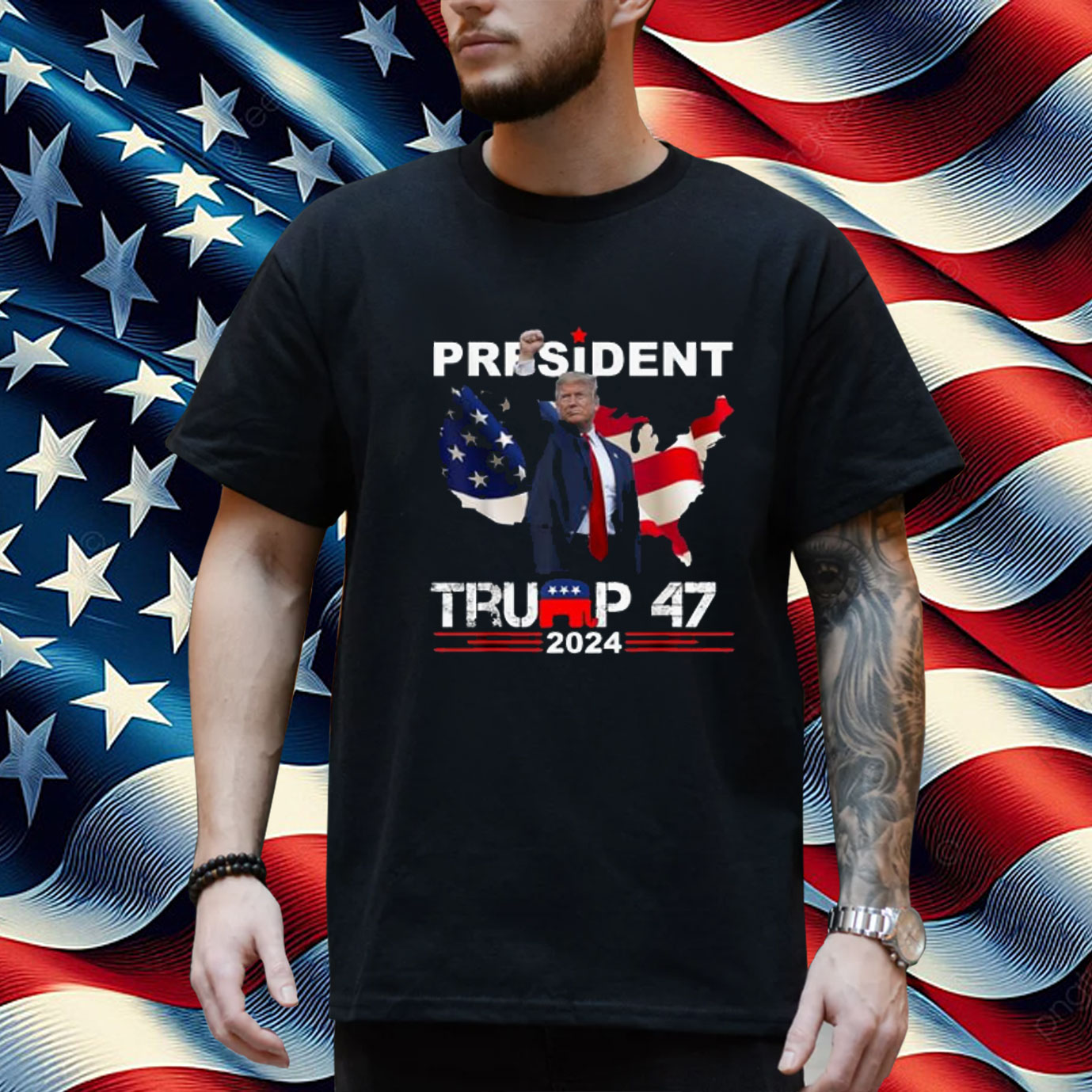Trump 47 President 2024 Shirt, Trump President 47 America T-Shirt
